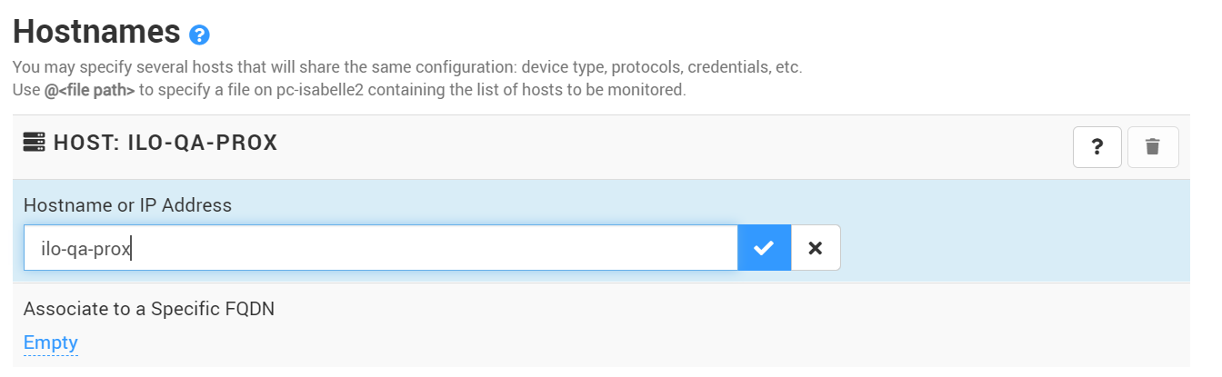 Configuring the monitoring of HP ProLiant servers