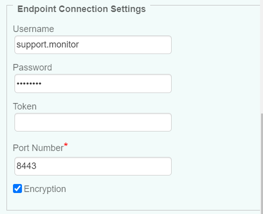 Specifying the Dell EMC Unisphere REST API credentials in TrueSight