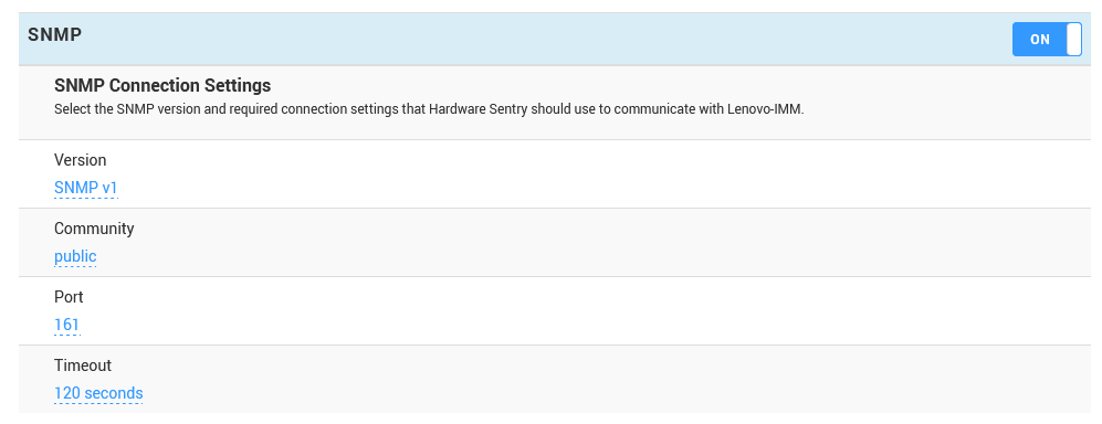 Monitoring Lenovo Servers - Enabling SNMP in Monitoring Studio X