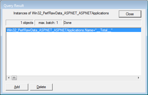 Monitoring Studio KM for PATROL - Monitoring Windows Performance Counters - wbemtest interface