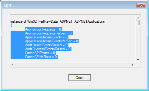 Monitoring Studio KM for PATROL - Monitoring Windows Performance Counters - wbemtest interface