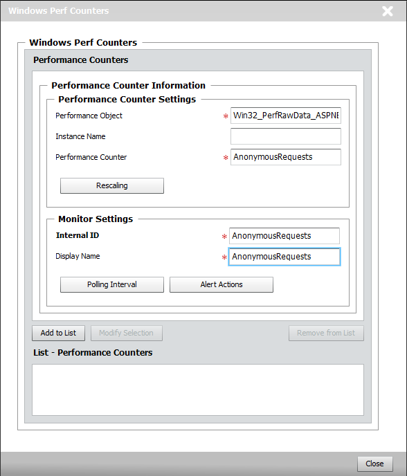 Monitoring Studio KM for PATROL - Monitoring Windows Performance Counters - wbemtest interface