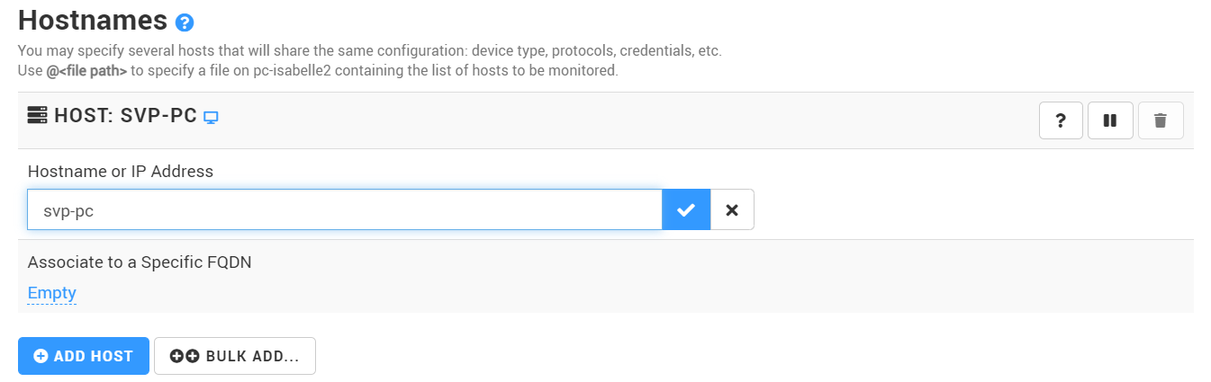 Configuring the monitoring of Hitachi disk arrays