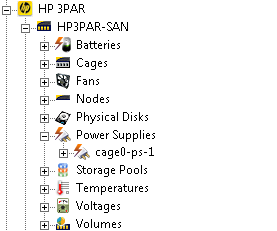 HP3PAR power supply instance successfully removed