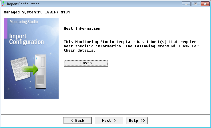 Verifying the Host Information