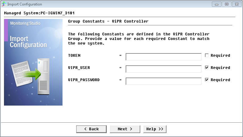 Providing the credentials to access the REST API