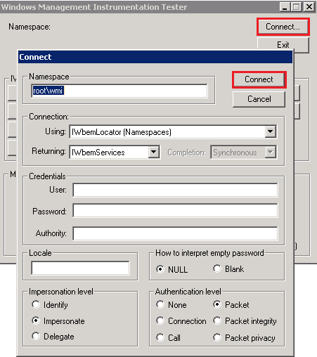 WBEMtest Utility