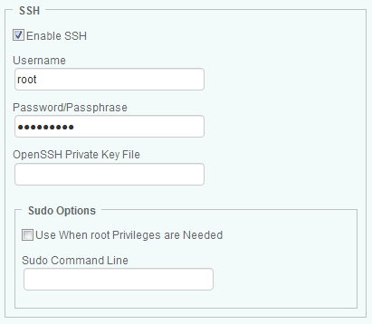 Enabling SSH