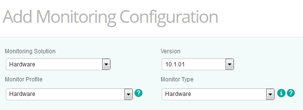 Creating a policy to monitor HP Blade Systems with Hardware Sentry