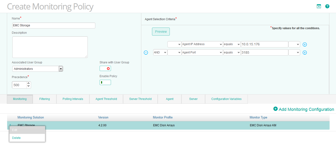 Adding a configuration variable