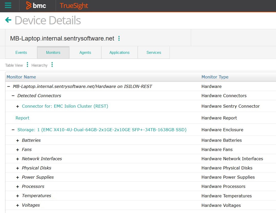 Monitoring EMC Isilon Clusters with the MS_HW_EMCIsilonREST.hdf connector