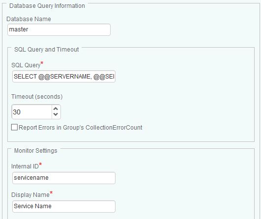 Database Query Information