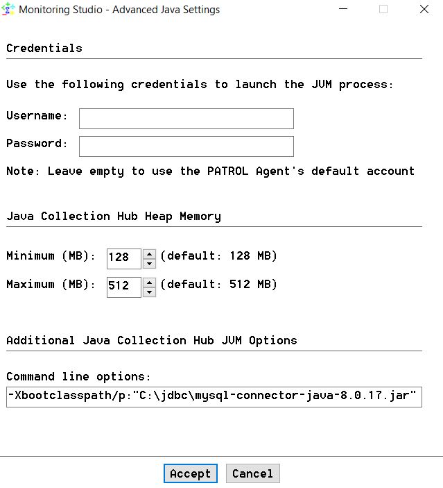 Advanced Java Settings