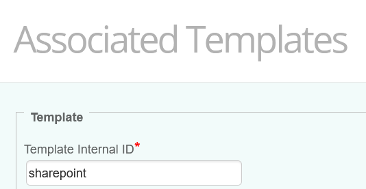 Monitoring SharePoint - Adding the Associated Template