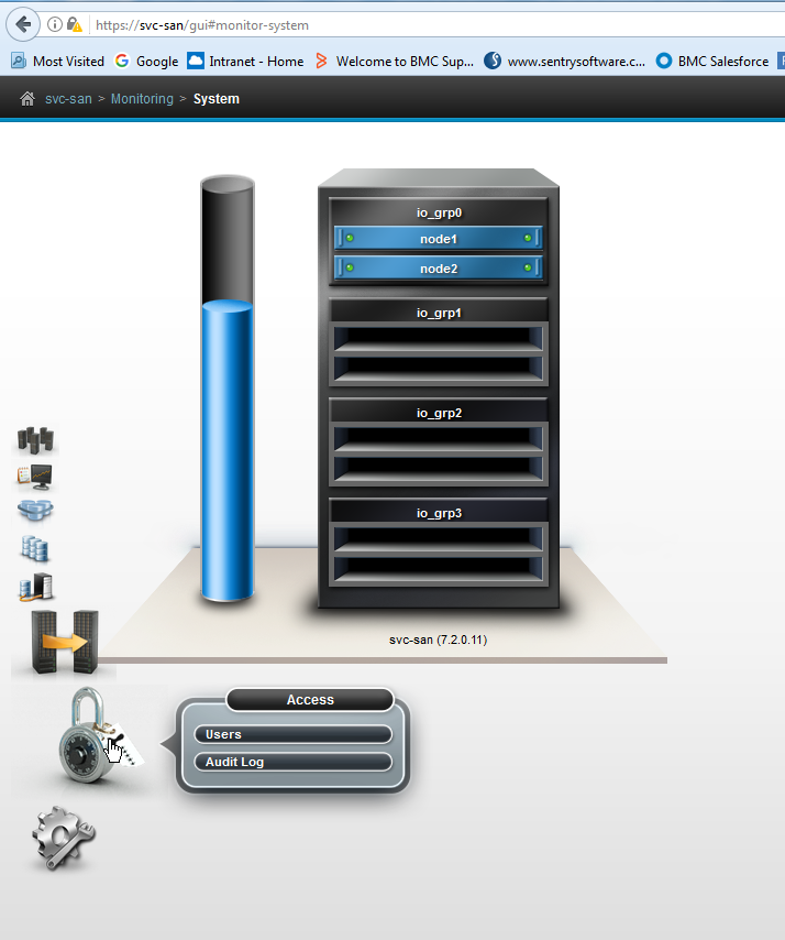 IBM SVC - Connecting to the Management Console 