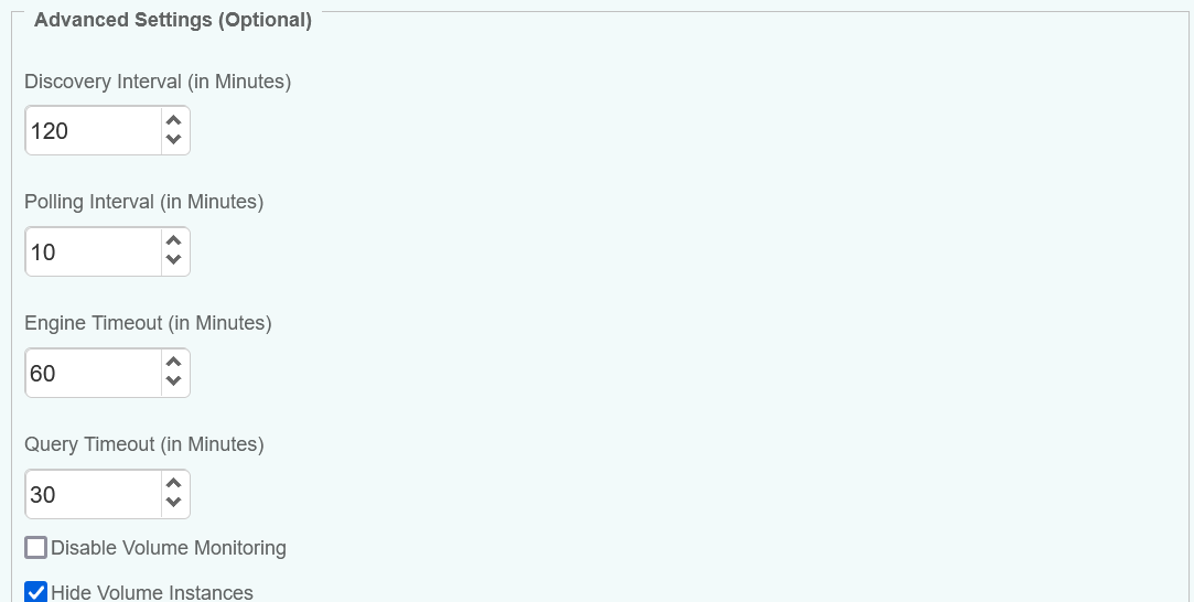 Pure - Configuring the Endpoint Advanced Settings