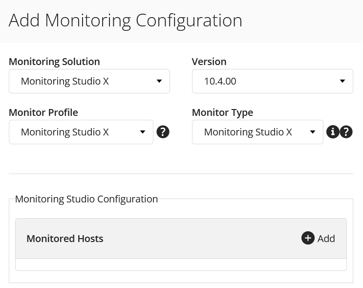 Monitoring Configuration